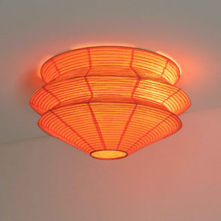 Transform Your Space with the Cozy Original Kami Shade - Amber