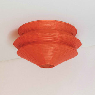 Transform Your Space with the Cozy Original Kami Shade - Amber